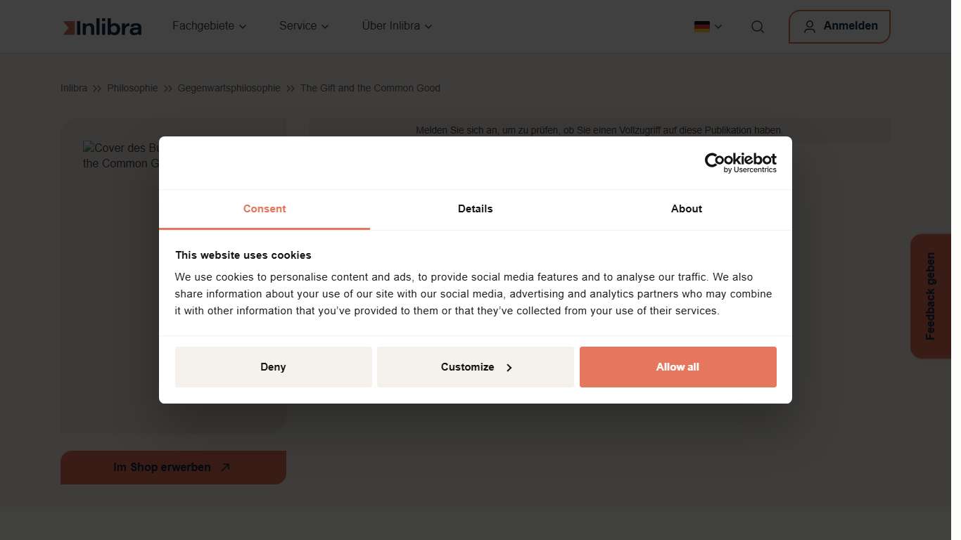 The Gift and the Common Good - Inlibra